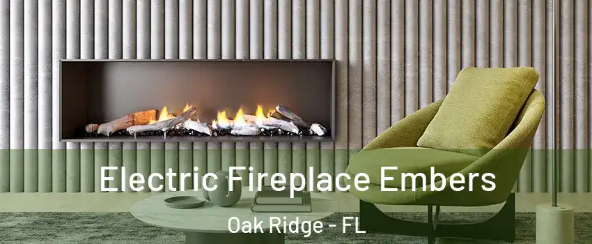  Electric Fireplace Embers Oak Ridge - FL