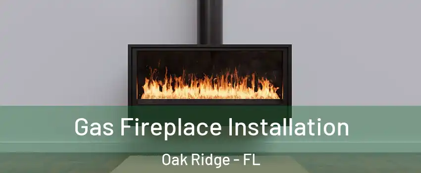  Gas Fireplace Installation Oak Ridge - FL