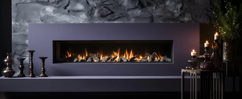 Ember Bed for Ventless Gas Fireplace in Oak Ridge, FL