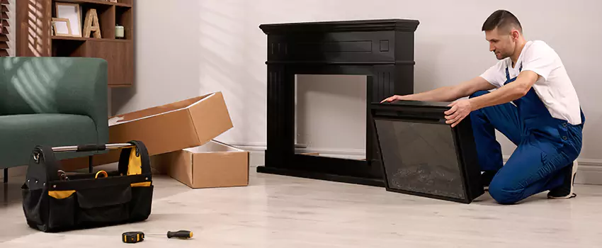 Old Rusted Metal Fireplace Repair And Replacement in Oak Ridge, FL