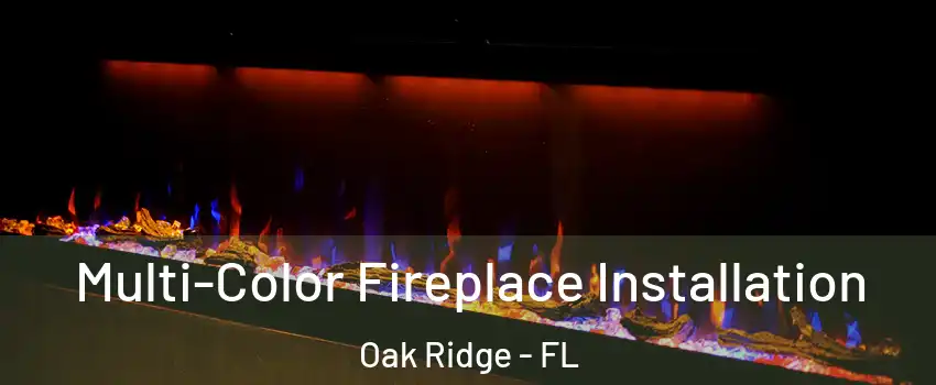  Multi-Color Fireplace Installation Oak Ridge - FL